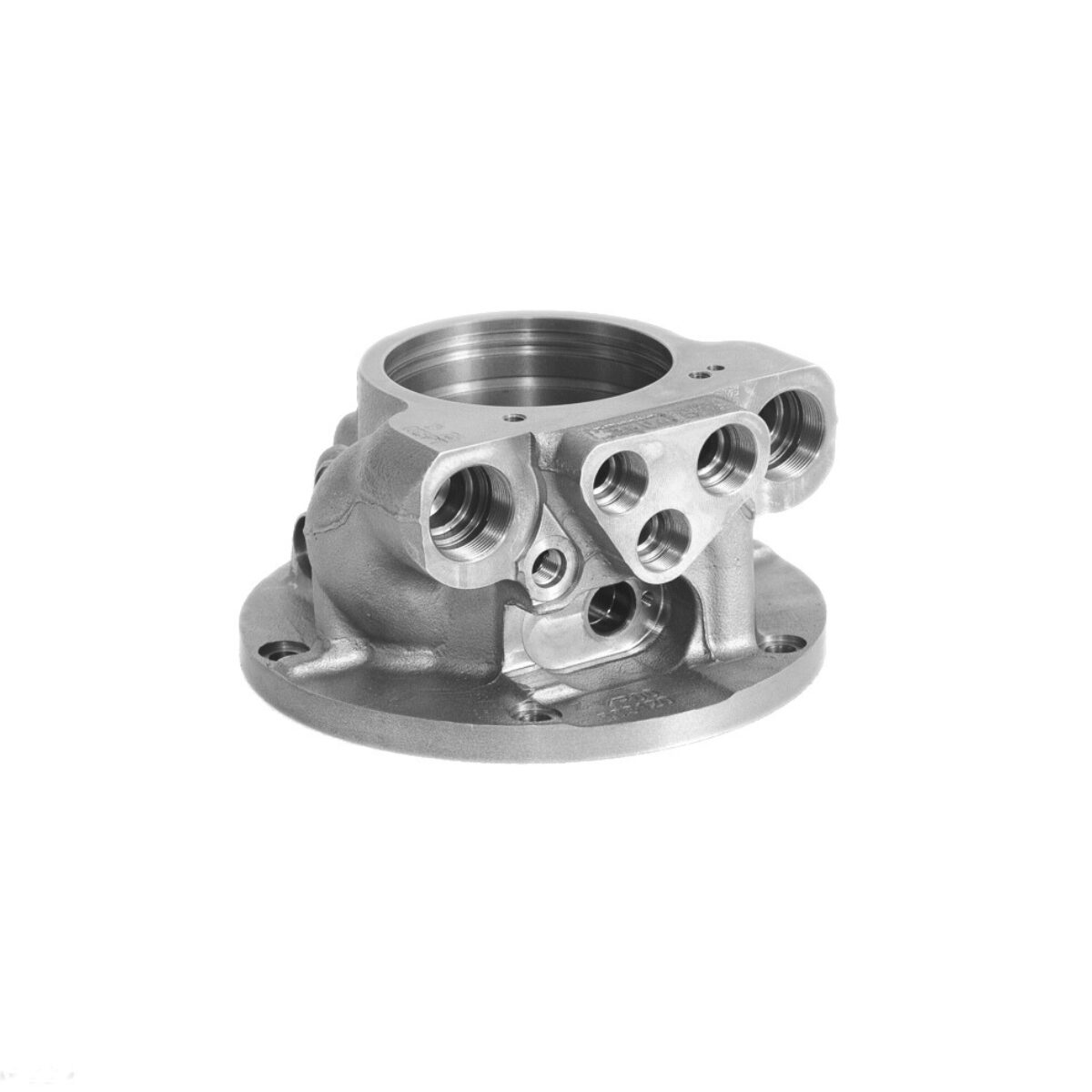 Hydraulic motor end plate